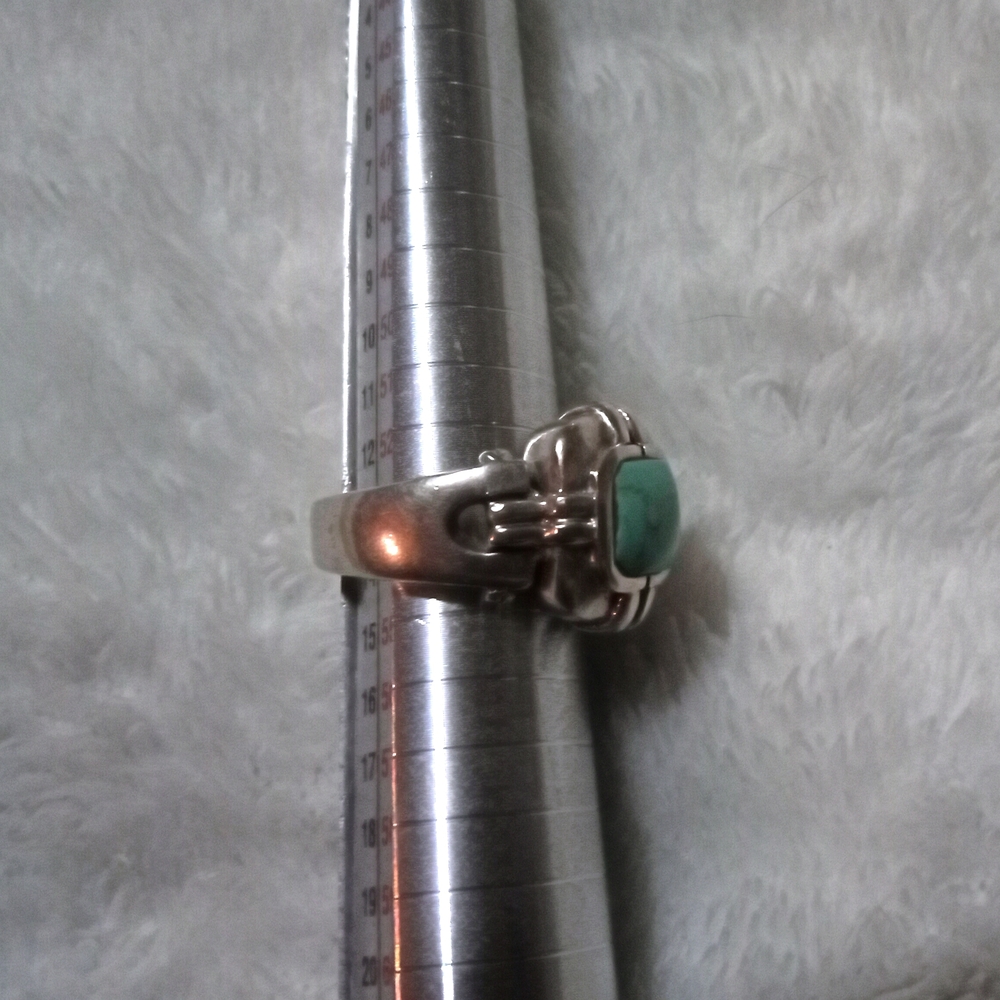 Silver Turquoise Ring - Picture 7 of 7